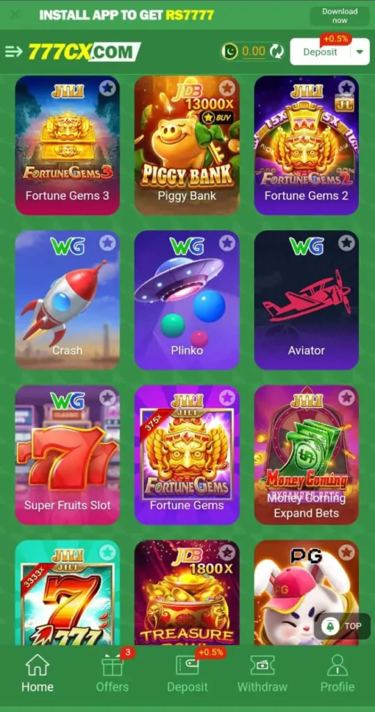 777CX Game